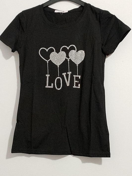 Maglia mezza manica Love
